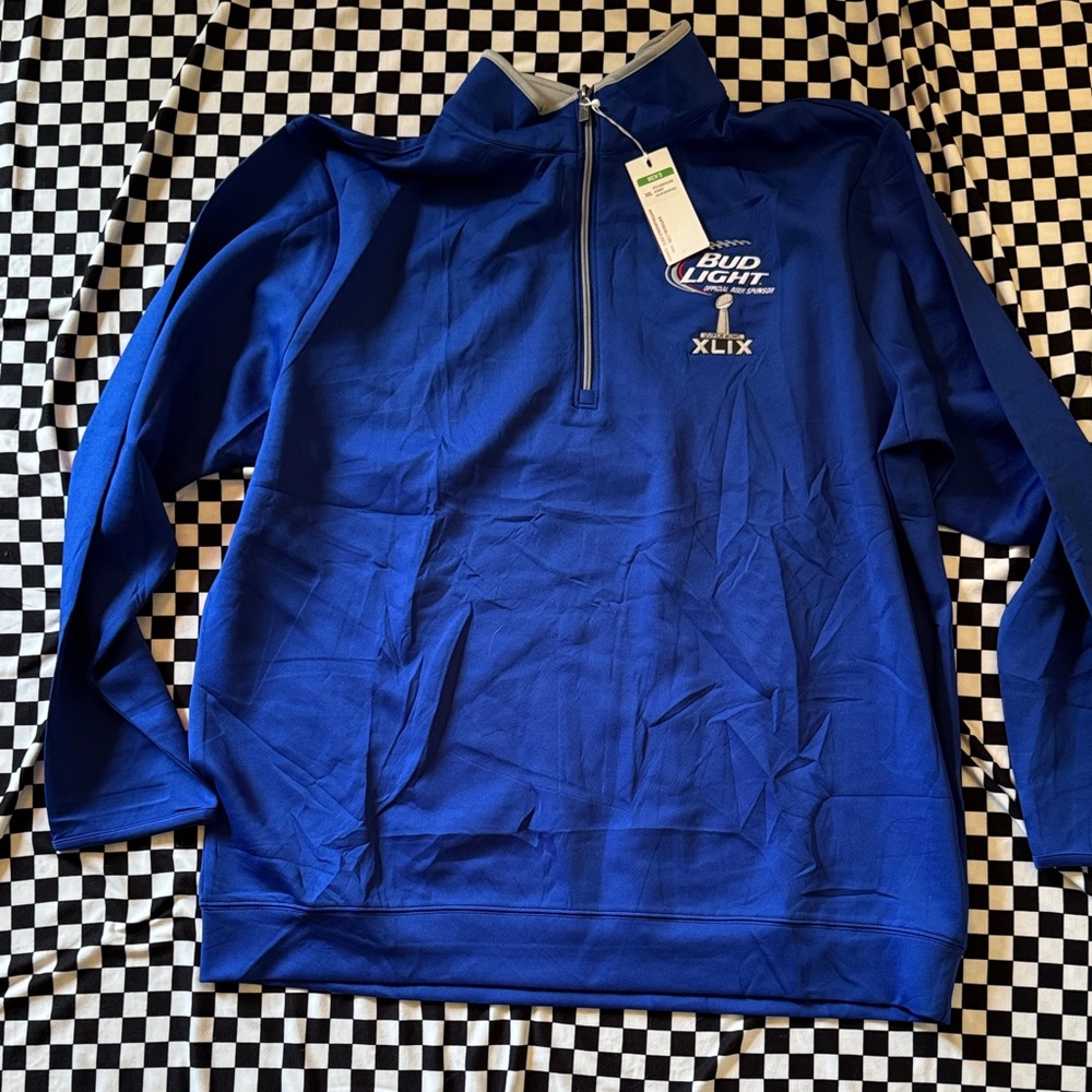 Bud Light Super Bowl 49 Quarter Zip
